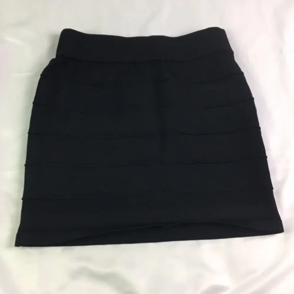 Say What Mini Skirt Black Medium Juniors